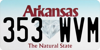 AR license plate 353WVM