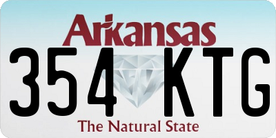 AR license plate 354KTG