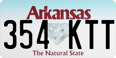 AR license plate 354KTT