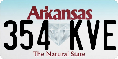 AR license plate 354KVE