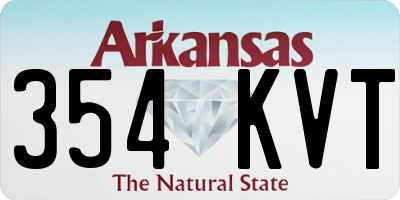 AR license plate 354KVT
