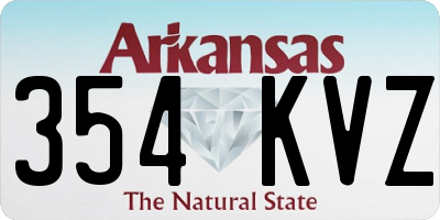 AR license plate 354KVZ