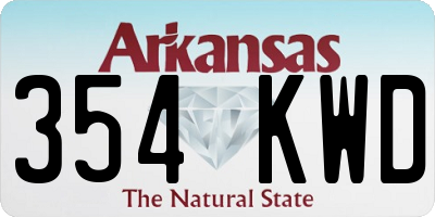 AR license plate 354KWD