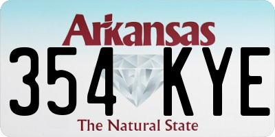 AR license plate 354KYE