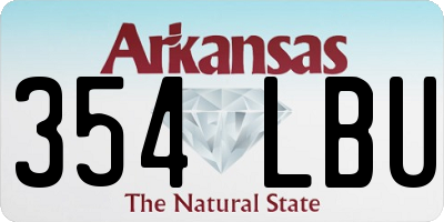 AR license plate 354LBU