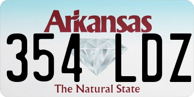 AR license plate 354LDZ