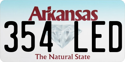 AR license plate 354LED