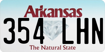 AR license plate 354LHN