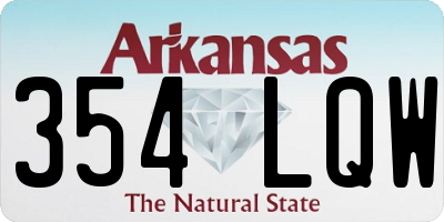 AR license plate 354LQW