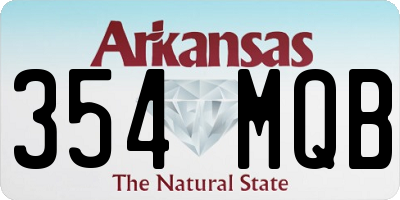 AR license plate 354MQB