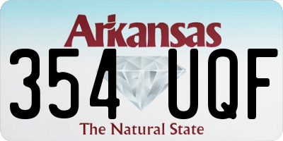 AR license plate 354UQF