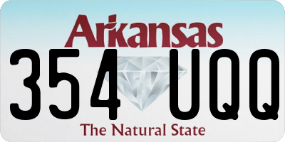 AR license plate 354UQQ
