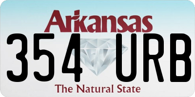 AR license plate 354URB