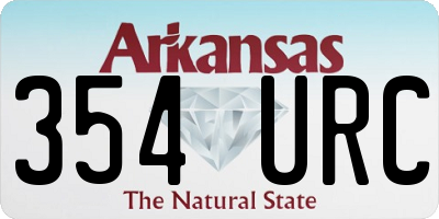 AR license plate 354URC