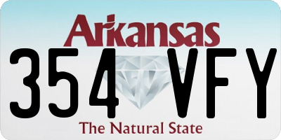 AR license plate 354VFY