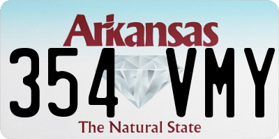 AR license plate 354VMY