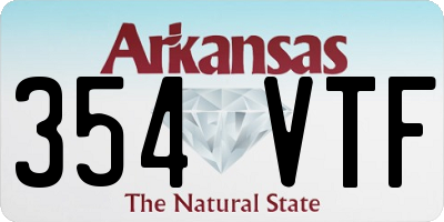 AR license plate 354VTF