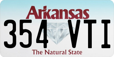 AR license plate 354VTI