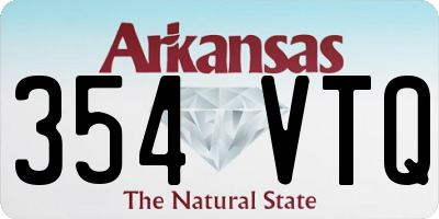AR license plate 354VTQ