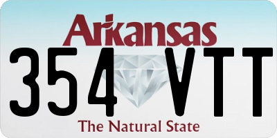 AR license plate 354VTT
