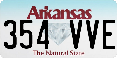 AR license plate 354VVE