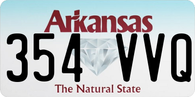 AR license plate 354VVQ