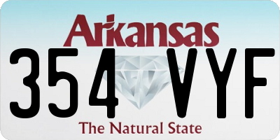 AR license plate 354VYF