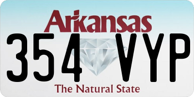 AR license plate 354VYP