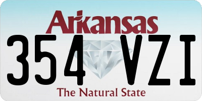 AR license plate 354VZI