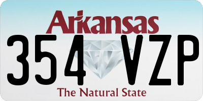AR license plate 354VZP