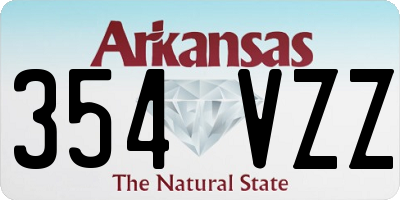 AR license plate 354VZZ