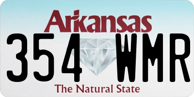 AR license plate 354WMR