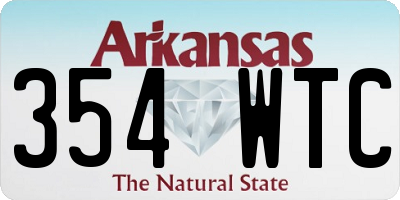 AR license plate 354WTC