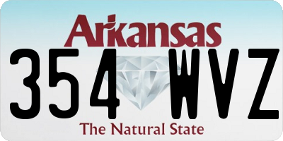 AR license plate 354WVZ