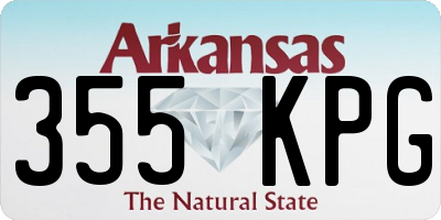 AR license plate 355KPG