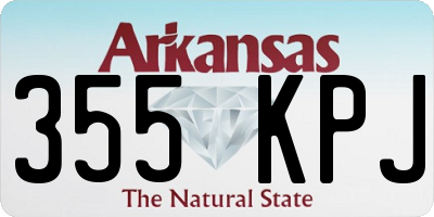 AR license plate 355KPJ