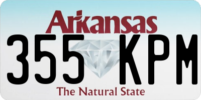 AR license plate 355KPM