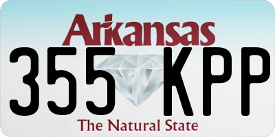 AR license plate 355KPP