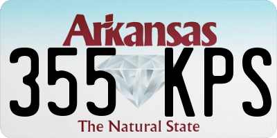 AR license plate 355KPS