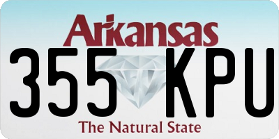 AR license plate 355KPU