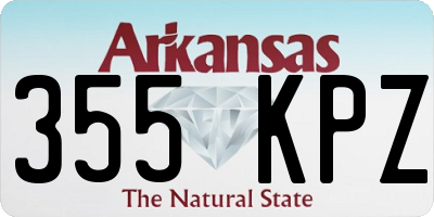 AR license plate 355KPZ