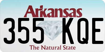 AR license plate 355KQE