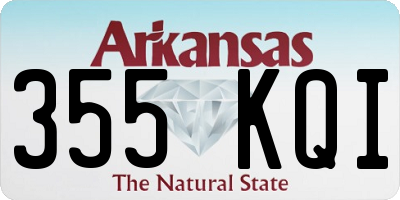 AR license plate 355KQI