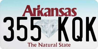 AR license plate 355KQK