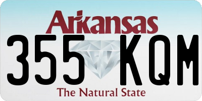AR license plate 355KQM