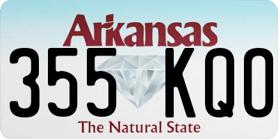 AR license plate 355KQO