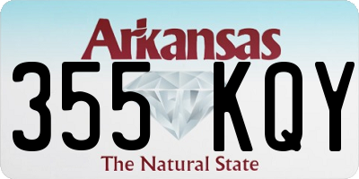 AR license plate 355KQY