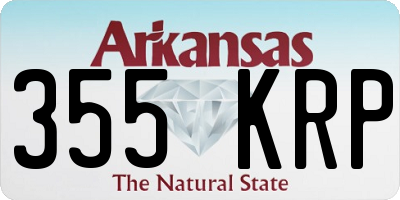 AR license plate 355KRP