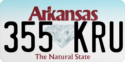 AR license plate 355KRU