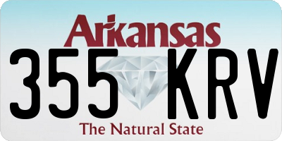 AR license plate 355KRV